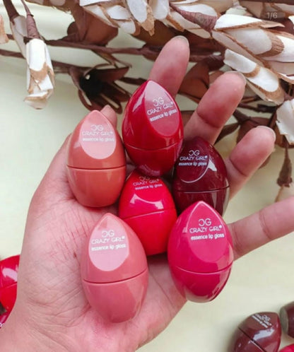 ( Pack of 6) Crazy Girl 24 Hours High Pigment Lipgloss,