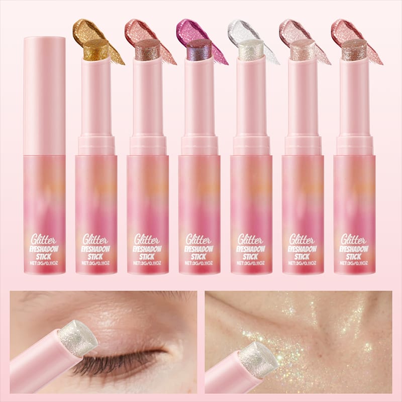 2 In 1 Jelly Shiny Shimmering Eyeshadow Stick | Long Lasting Glow Makeup Stick | Shades 1