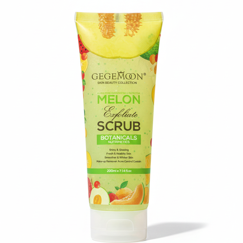 Gegemoon New Fruity Exfoliation Scrub – Deep Cleansing & Brightening Body Scrub ~ Apricot (200ml)